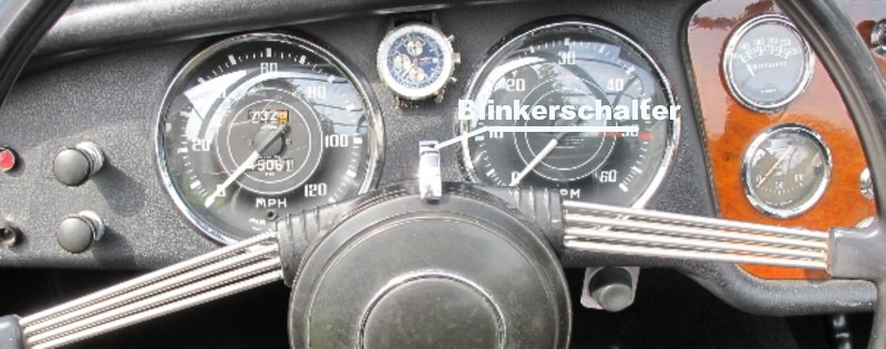 TR3 Armaturenbrett Lenkrad Blinker