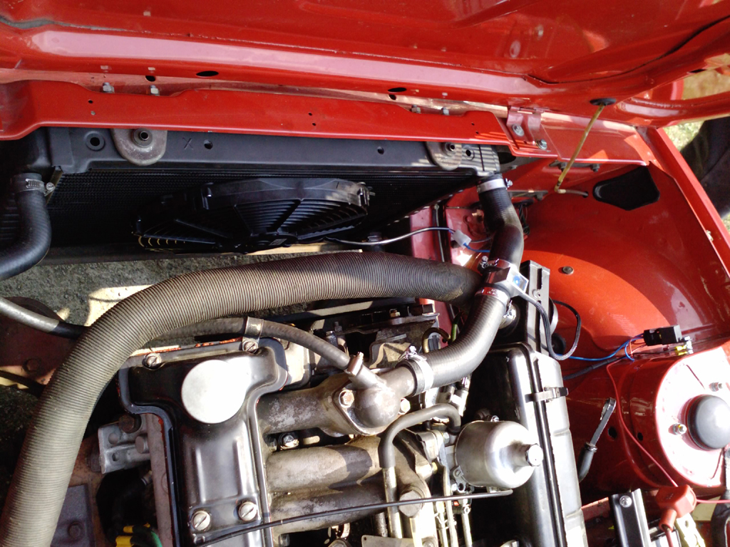 Restauration TR7 – Motorraum