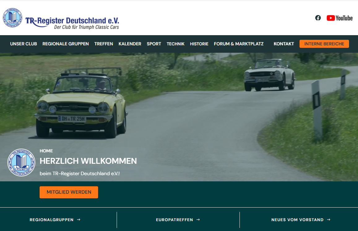 Willkommen auf unseren neuen Internetseiten