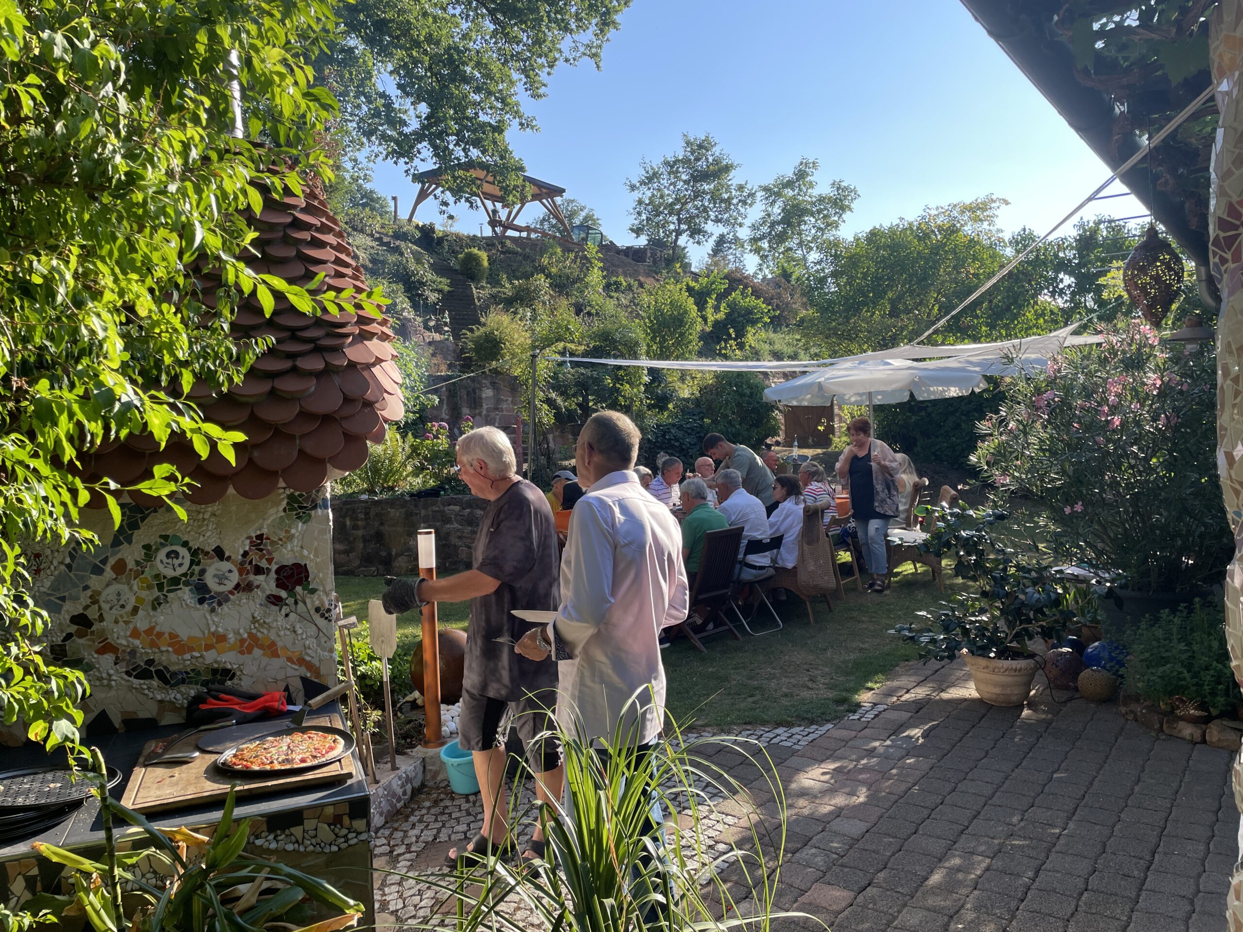 Pizza essen bei Petra & Volker – August 2026 Gruppe Frankfurt